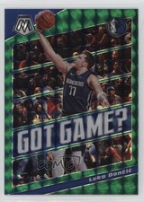2019-20 Panini Mosaic Got Game? Green Prizm Luka Doncic Dončić #11 07i7