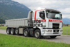 Truck Photo DAF FAD CF 85 Tipper Switzerland White Anderhalden #j7ii