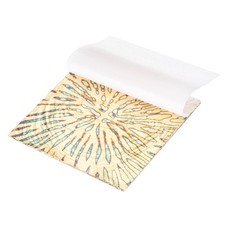 50 PCS Gold Leaf Sheets Imitation Foil Variegated Pattern Crafts 5.5x5.5 Inch