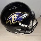 Lamar Jackson Signed Replica Fullsize Baltimore Ravens Helmet JSA Cert