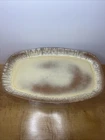 Vintage Frankoma Pottery Platter Tray 7QS Mayan Aztec Rectangular Desert Gold