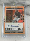 2021 Panini Contenders Optic Ja'Marr Chase Rookie of the Year Orange Auto /20