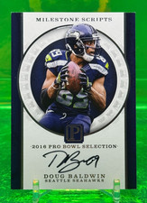 #61/99 2017 AUTO Doug Baldwin Pantheon Milestone Scripts WR SEAHAWKS SB XLVIII