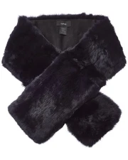 Surell Accessories Oversized Pull-Thru Scarf Women's Black