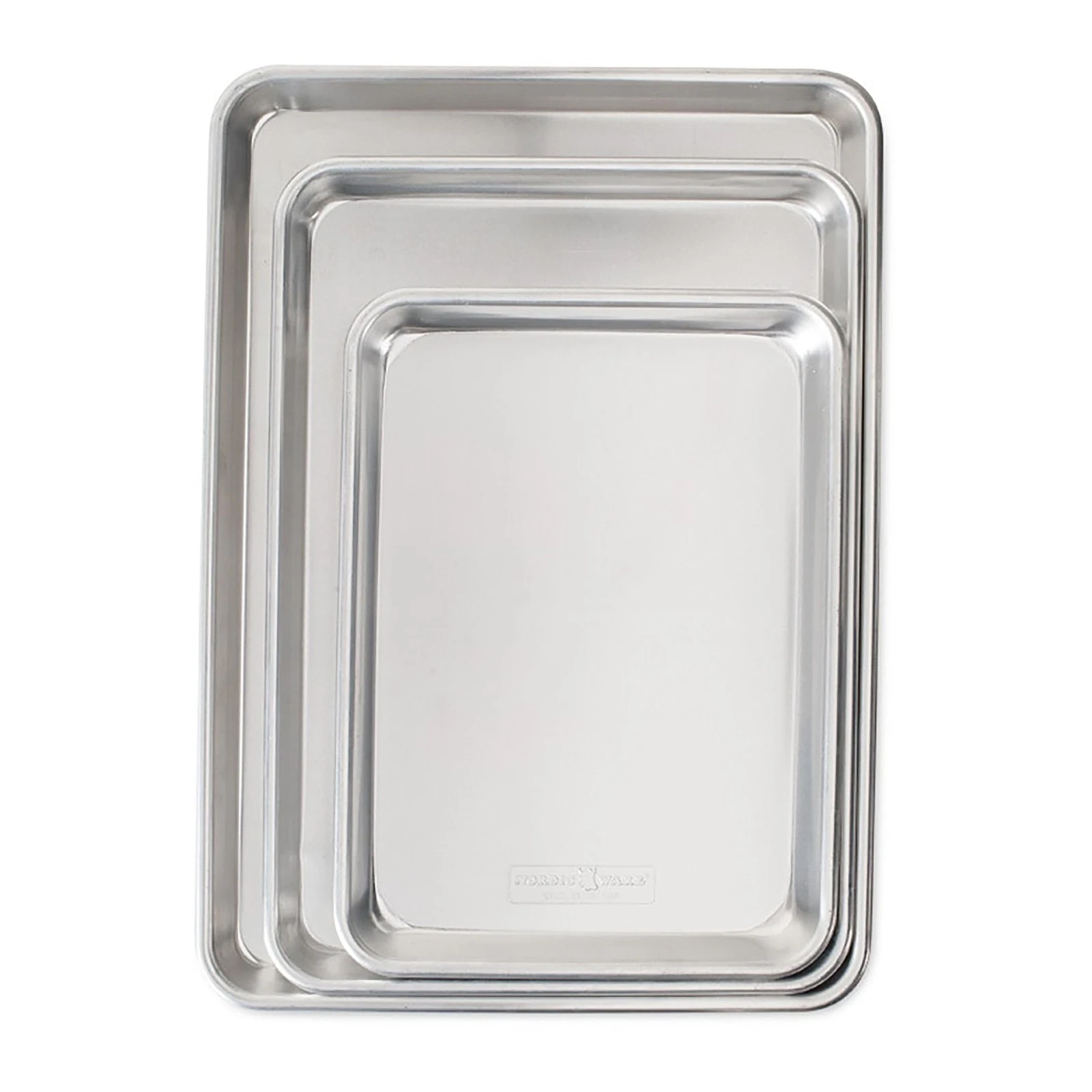 Nordic Ware Naturals 3 Piece Set - USA Made Aluminum Commercial Quality Sheet...
