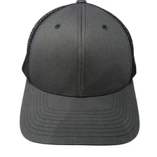 The Classics Yupoong Snapback Trucker Hat Gray One Size Mesh Back Blank 6 Panel