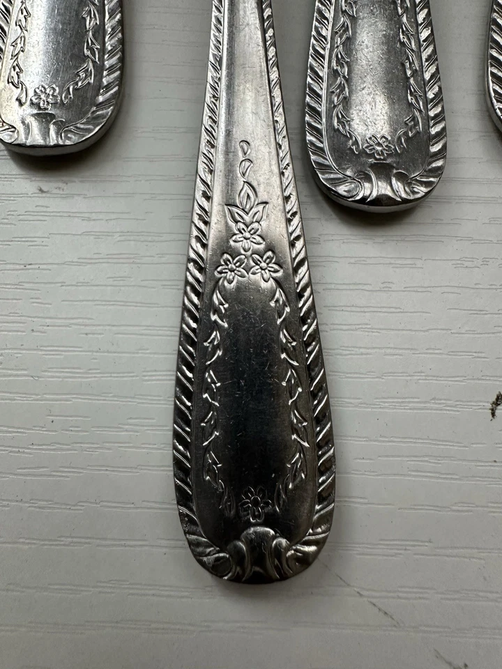 "6 cucharadas de cubiertos Supreme 18-8 Japón cubiertos de acero inoxidable 7,5""" Foto 3 de 4