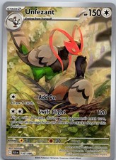Unfezant 150/086 Sv: Black Bolt Illustration Rare Holo Full Art English on eBay