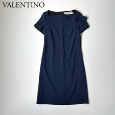 Item VALENTINO Formal Dress Knee Length One Piece Half Sleeve Ceremony Ribbon N