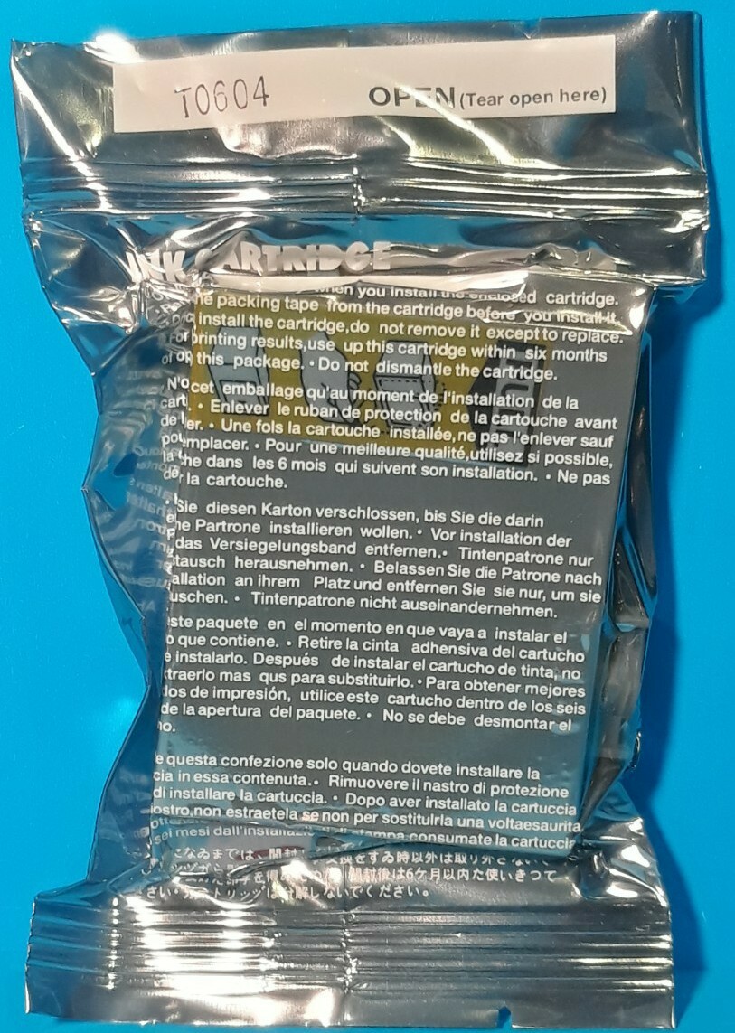 T0604 Recycled Yellow Ink Cartridge - Sealed
