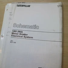 CAT CATERPILLAR 16H MOTOR GRADER Electrical System Wiring Schematic Manual guide