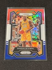 2023-24 Panini Prizm Basketball Shaquille O'Neal Red White Blue Prizm #181