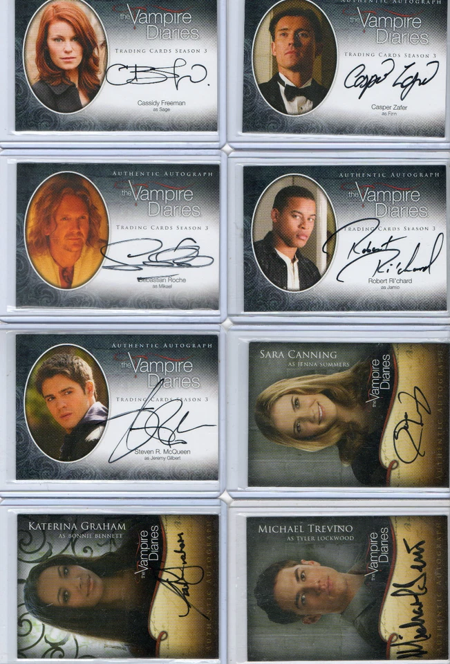 The Vampire Diaries Autograph & Wardrobe Card Selection NM Cryptozoic - Image 4 of 4