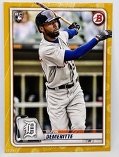 2020 Bowman Gold 5x7 - Travis Demeritte #16 - RC - /10