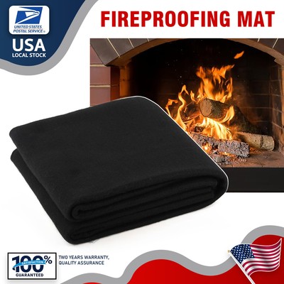 3MM Under Grill Mat Fire Resistant Rugs Oil Absorbent Reusable Waterproof