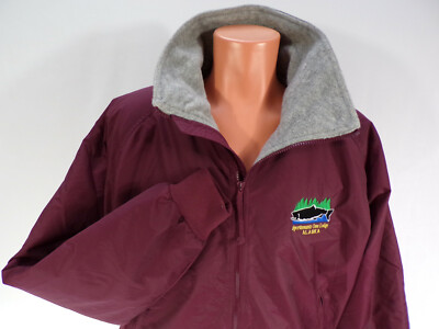 Tri Mountain Alaska Jacket Mens XL Fleece Lined Embroidered