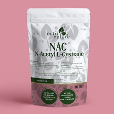 NAC N-Acetyl- Cysteine 600mg daily dosage NO GMO Pullulan Capsules