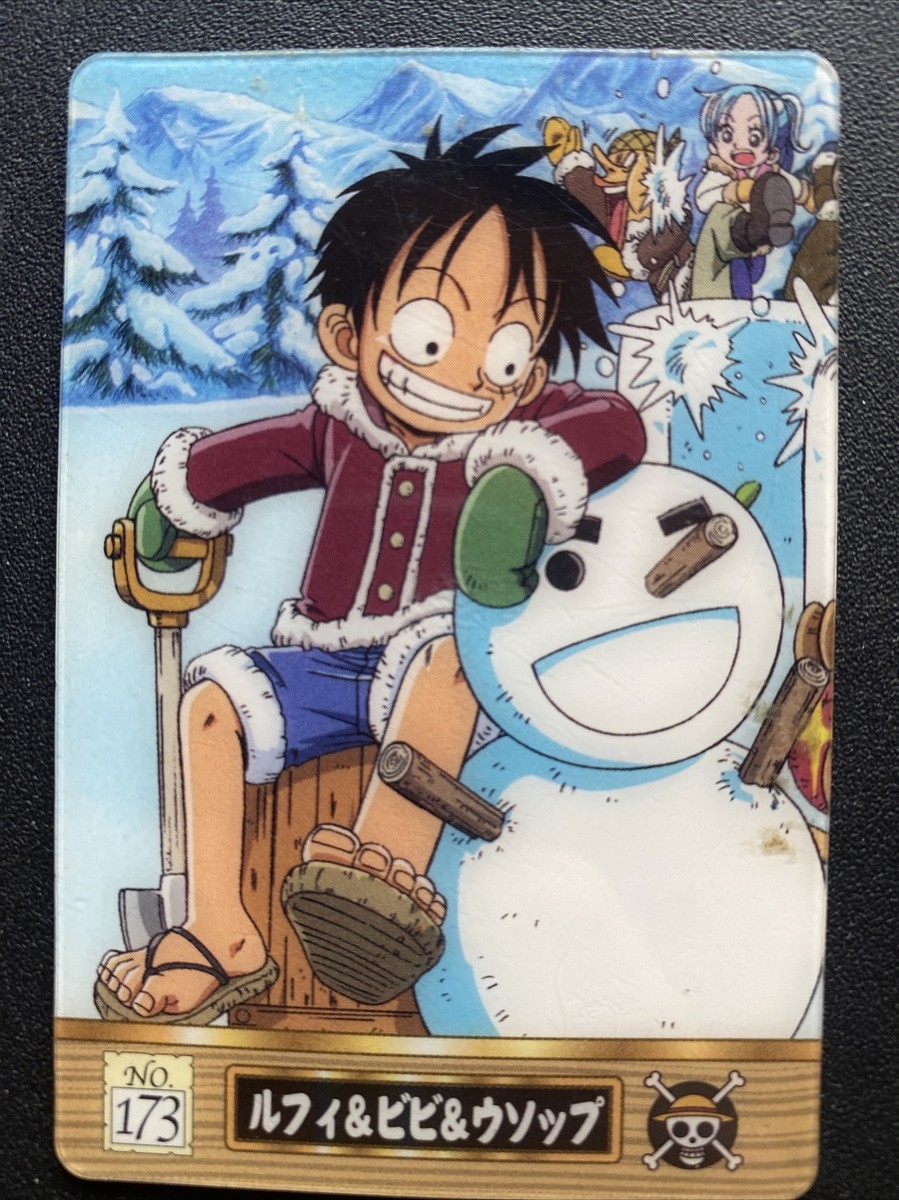 ワンピース mippi Monkey D. Luffy Vivi Usopp One Piece Gumi No.173 Bandai