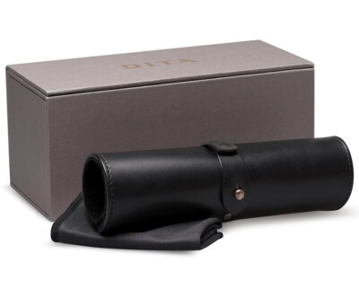 DITA GLASSES LEATHER CASE, BOX, CLEANING CLOTH