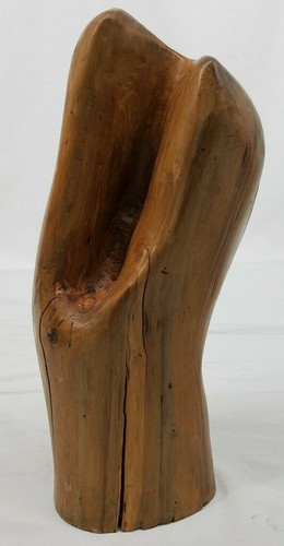 Wood Sculpture Figural Man "Tree Spirit" Using Natural Features Of The Wood 2016 - Picture 4 of 10