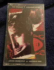 ROD STEWART  Vagabond Heart Cassette Tape  Warner Brothers 1991