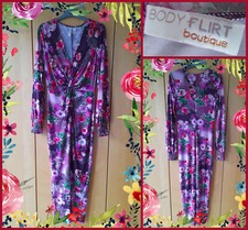 ♥ BODYFLIRT BOUTIQUE ♥ NEU! ♥ LUXUS Damen Kleid Gr.34/36 Sexy Elegant Hingucker!