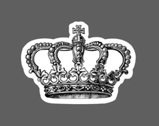 Crown Sticker Royalty Jewels Waterproof