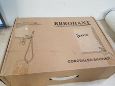Rbrohant - Brushed Nickel Concealed Bathtub Faucet Set Cheap Shower System 