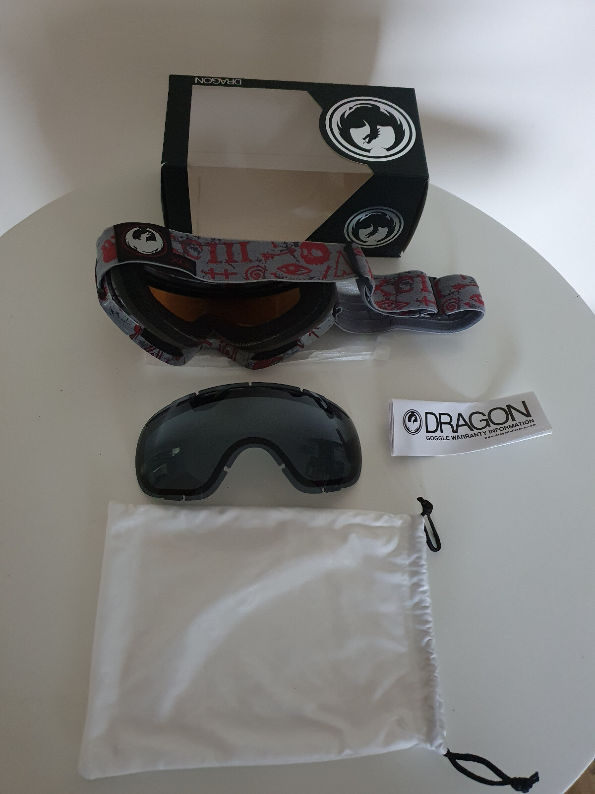 DRAGON ROGUE TRIBE RED SNOWBOARD SKI GOGGLES Unisex inc. Box & Bag & 2 Lenses eBay