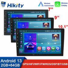 7/9/10.1" Android13 Carplay Car Stereo Radio GPS Navi WiFi BT 2+64GB Double 2Din