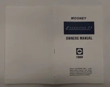 Mooney 1969 Executive 21 M20F Owner's Manual-Reproduction