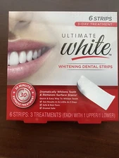 2 Teeth Whitening Strips Ultimate White Dental Strips free shipping
