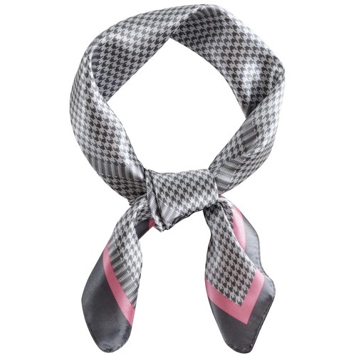 Womens 23.6 inch Satin Silk Feeling Formal Square Neck Scarf Head Hair Wraps ...