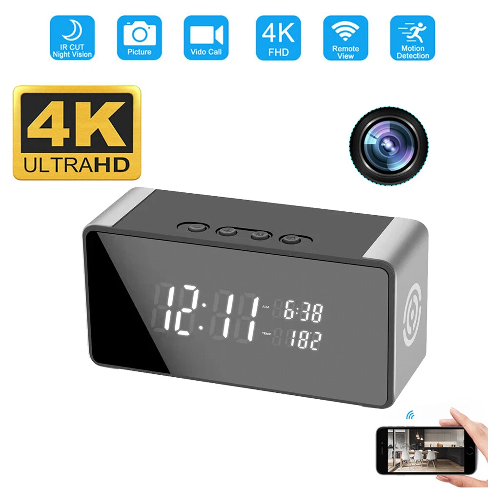Hidden clock hotsell camera night vision