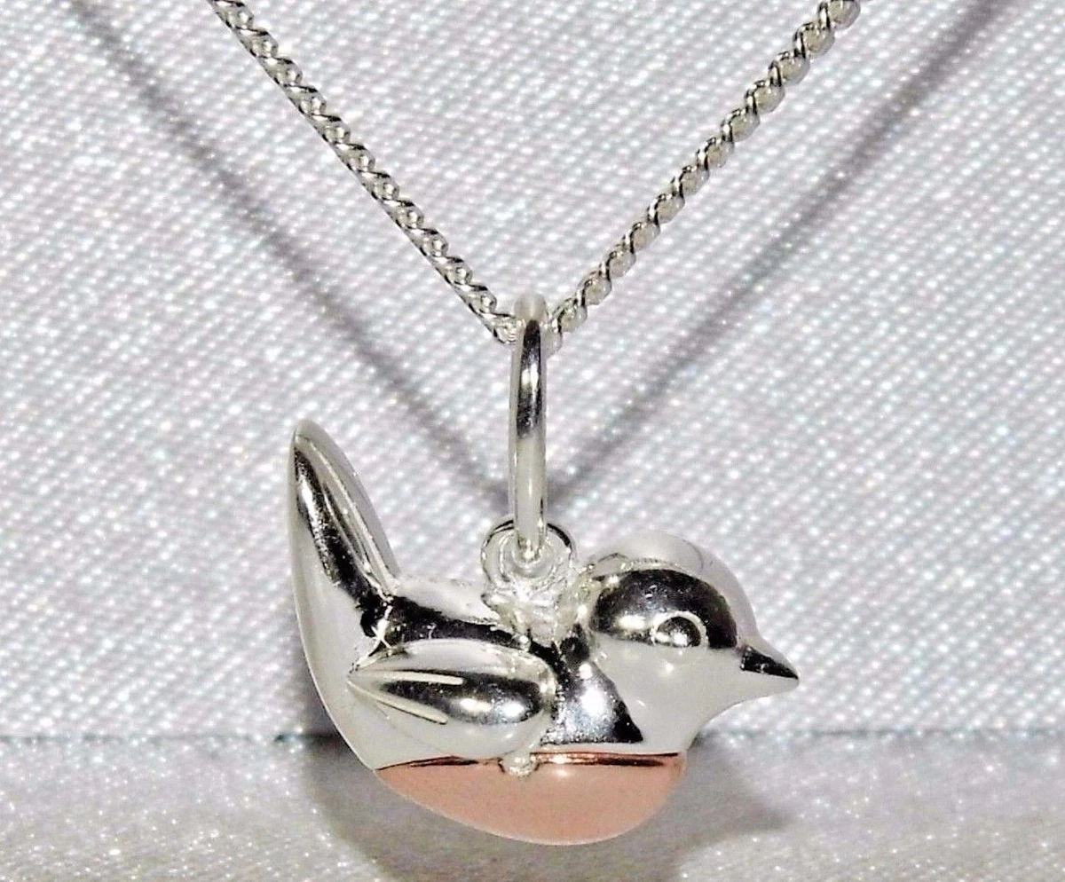 Rose gold clearance robin necklace