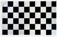 27" x 33" doble cara Nascar bandera a cuadros (1114)