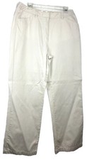 Talbots VTG Chino Pants Women Beige Cotton High Rise Sz:8  32x30 80  s Y2k