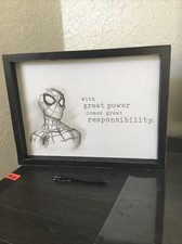 MARVEL COMICS THE AMAZING SPIDER-MAN WALL ART WOOD OPEN ROAD