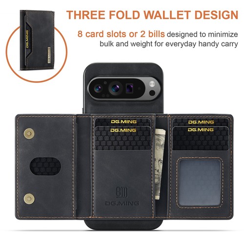 For Google Pixel 8A 8 7A 7 6A 6 9 Pro XL 2in1 Vintage Leather Wallet Case Cover - Picture 38 of 86