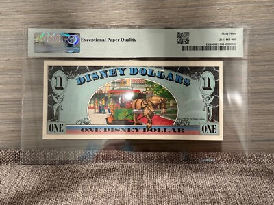 1988 $1 Disney Dollar Mickey PMG 69 EPQ TOP POP (DIS9) | eBay