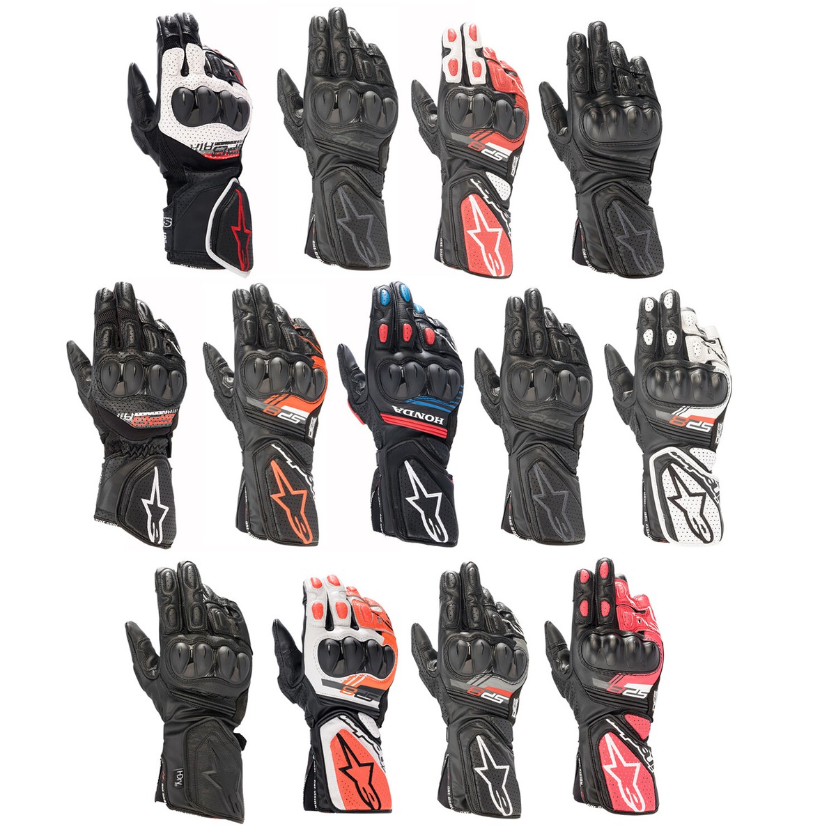 Alpinestars Honda SP-8 v3 Gloves | HDRY or AIR or Stella | Choose