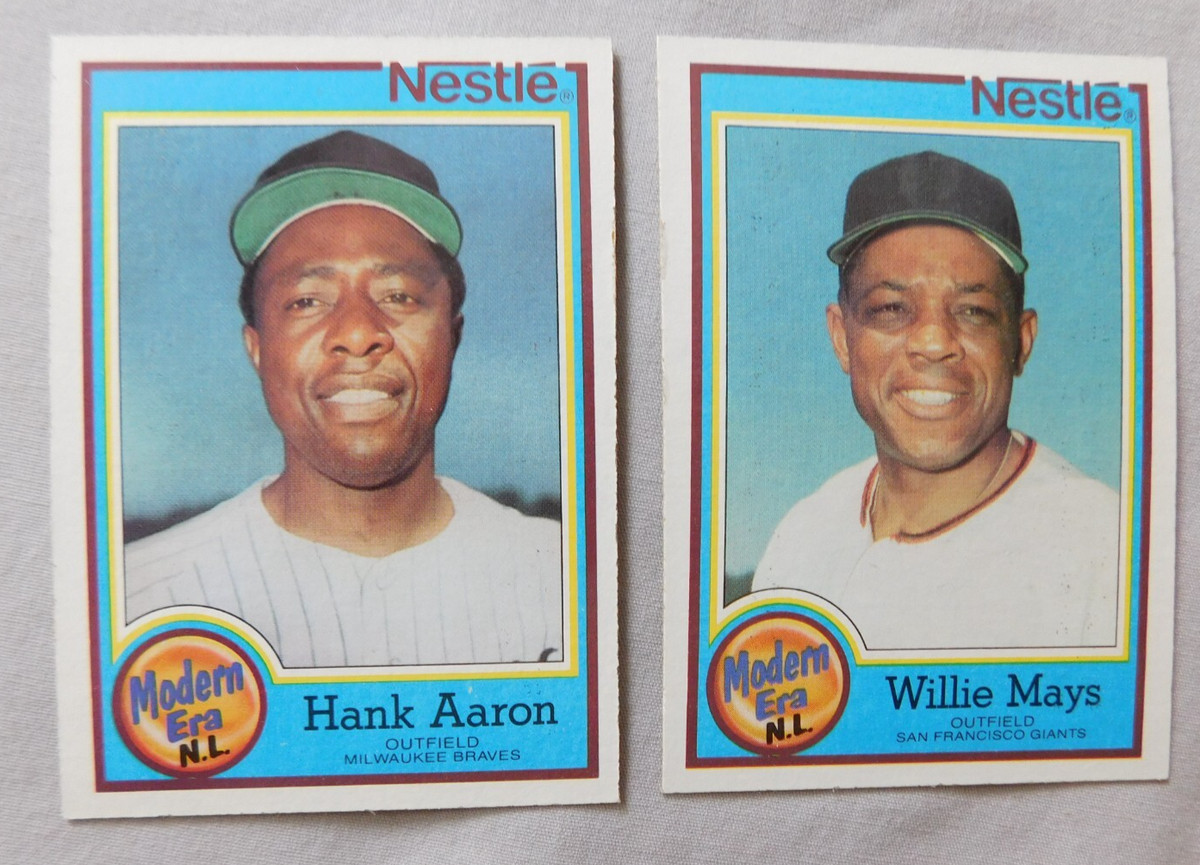 1987 Topps Nestle All Time Dream Team #1-34 Baseball Card Pick one