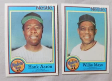 1987 Topps Nestle All Time Dream Team #1-34 Baseball Card Pick one