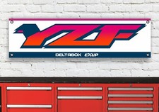 BR512B YAMAHA YZF750 R SP LOGO STIL FLEXIBEL GARAGE WERKSTATT BANNER SCHILD