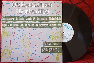 Latin SON CARIBE *Que Viva La Fiesta (Tropica Hits)** RARE 1988 SPAIN 12'' SINGLE