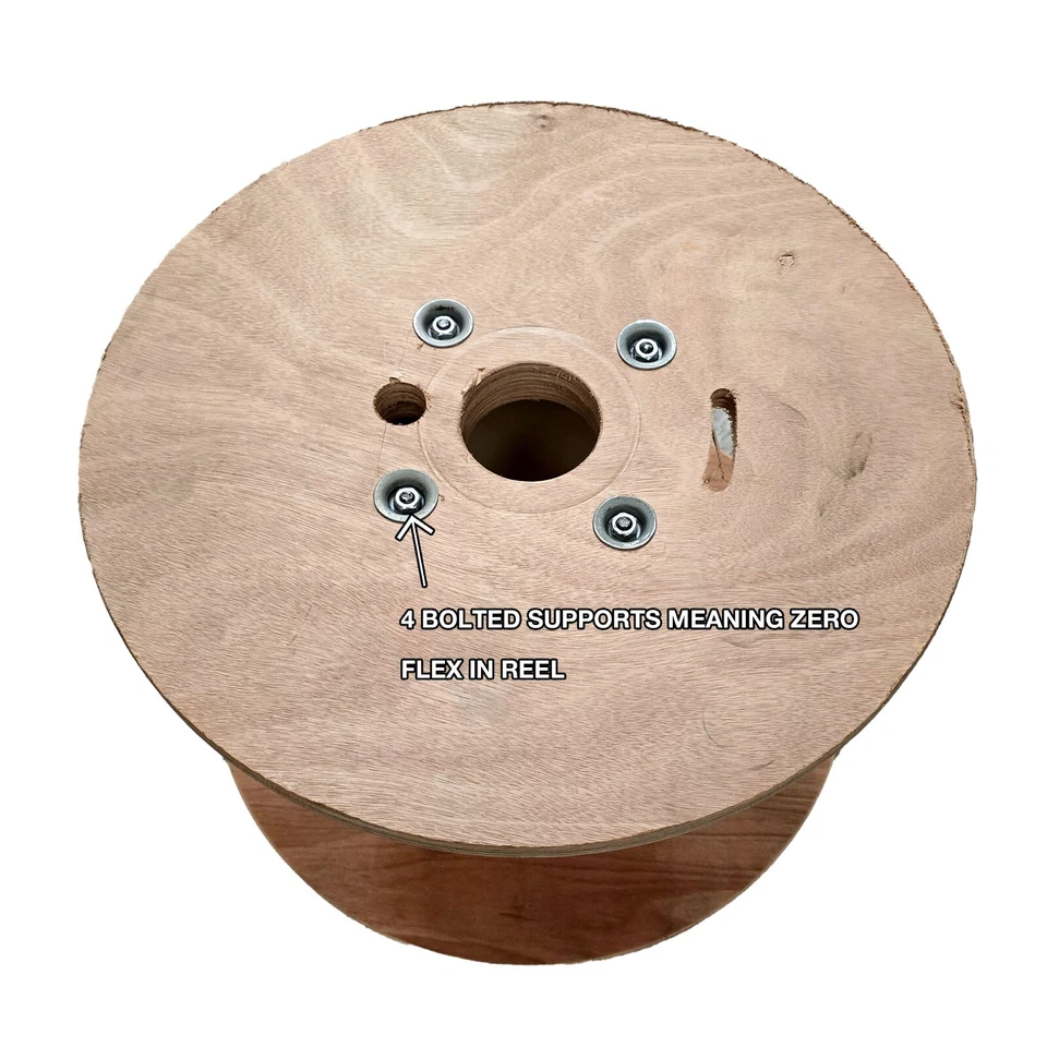 50CM SCHWERLAST HOLZ KABELTROMMEL ROLLE SPERRHOLZ PROJEKTTISCH - NEUWERTIG - Bild 3 von 4