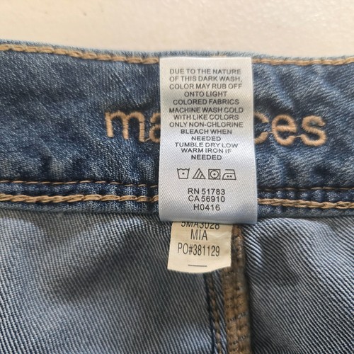 Maurices Ellie Jeans Women's 15 / 16 Reg Blue Medium Wash Straight Fit NWT - Picture 6 of 18