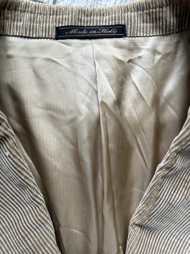 Boyds of Philadelphia Coat Blazer Trussini Slacks Beige Granpacore Pocket Heavy - Picture 8 of 8