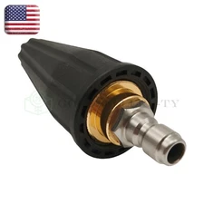1/4" High Pressure Washer Rotating Turbo Nozzle Spray Tip 4.0 GPM 4000PSI Spray