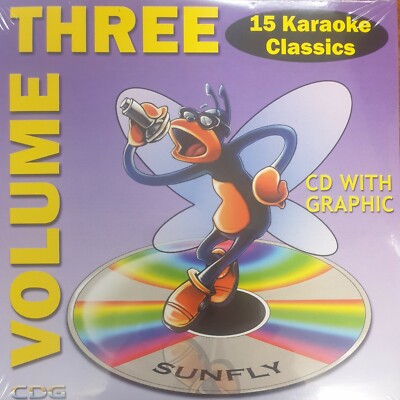 Sunfly Hits Karaoke Disc Vol 003 SF003 - CDG Disc